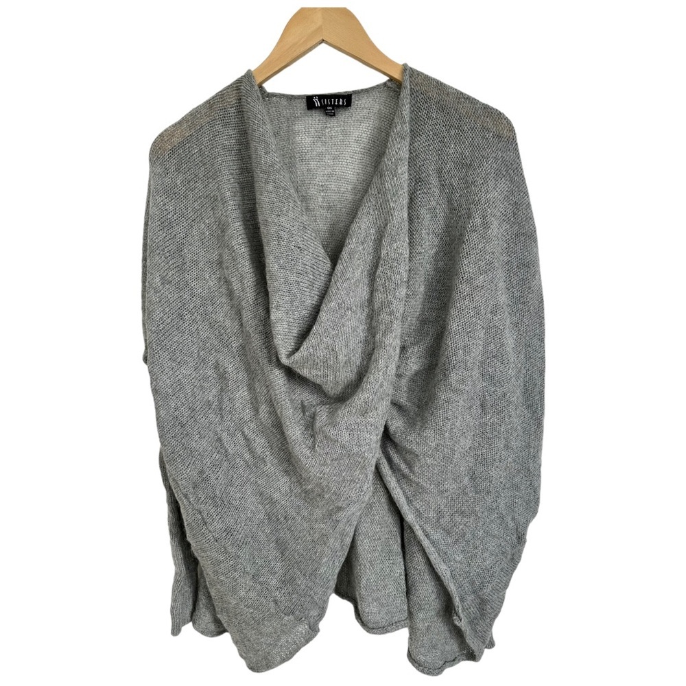 Sisters Twist Front Mohair Blend Long Sleeve Sweater  One Size - Picture 7 of 13